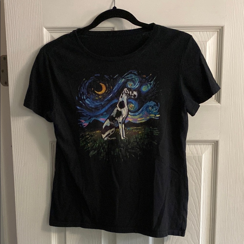 Great Dane Starry Night T-Shirt